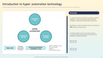 Hyperautomation Applications Powerpoint Presentation Slides Pre-designed Editable