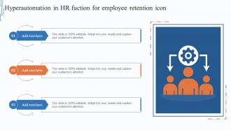 Hyperautomation In Hr Fuction For Employee Retention Icon