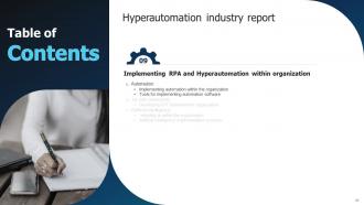 Hyperautomation Industry Report Powerpoint Presentation Slides Editable Customizable