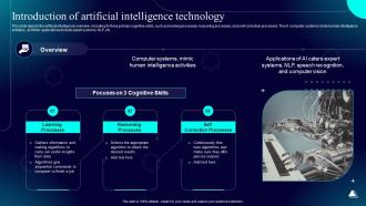 Hyperautomation IT Introduction Of Artificial Intelligence Technology Ppt Icon Portrait