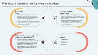Hyperautomation Services Why Should Companies OPT For Hyper Automation
