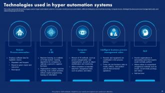 Hyperautomation Technology Transforming Business Processes IT Powerpoint Presentation Slides Interactive Engaging