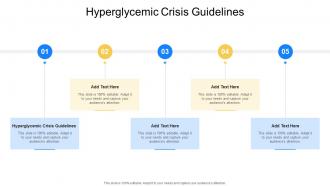 Hyperglycemic Crisis Guidelines In Powerpoint And Google Slides Cpb