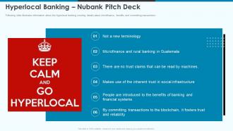Hyperlocal banking nubank pitch deck