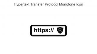 Hypertext Transfer Protocol Monotone Icon In Powerpoint Pptx Png And Editable Eps Format