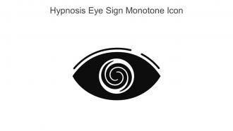 Hypnosis Eye Sign Monotone Icon In Powerpoint Pptx Png And Editable Eps Format