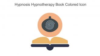 Hypnosis Hypnotherapy Book Colored Icon In Powerpoint Pptx Png And Editable Eps Format