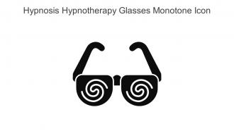 Hypnosis Hypnotherapy Glasses Monotone Icon In Powerpoint Pptx Png And Editable Eps Format