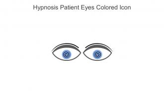 Hypnosis Patient Eyes Colored Icon In Powerpoint Pptx Png And Editable Eps Format