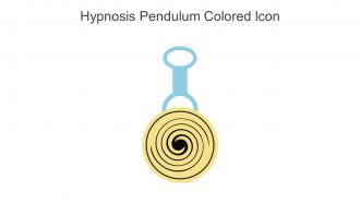 Hypnosis Pendulum Colored Icon In Powerpoint Pptx Png And Editable Eps Format