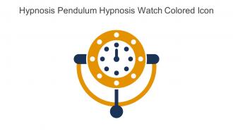 Hypnosis Pendulum Hypnosis Watch Colored Icon In Powerpoint Pptx Png And Editable Eps Format