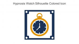 Hypnosis Watch Silhouette Colored Icon In Powerpoint Pptx Png And Editable Eps Format