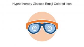 Hypnotherapy Glasses Emoji Colored Icon In Powerpoint Pptx Png And Editable Eps Format