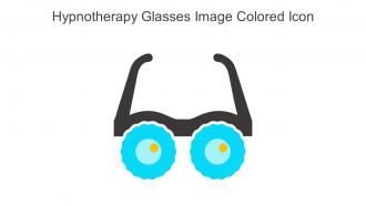 Hypnotherapy Glasses Image Colored Icon In Powerpoint Pptx Png And Editable Eps Format