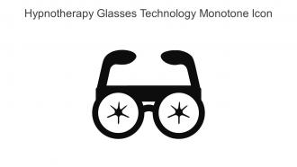 Hypnotherapy Glasses Technology Monotone Icon In Powerpoint Pptx Png And Editable Eps Format