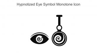 Hypnotized Eye Symbol Monotone Icon In Powerpoint Pptx Png And Editable Eps Format