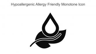 Hypoallergenic Allergy Friendly Monotone Icon In Powerpoint Pptx Png And Editable Eps Format