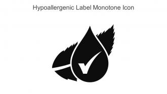 Hypoallergenic Label Monotone Icon In Powerpoint Pptx Png And Editable Eps Format