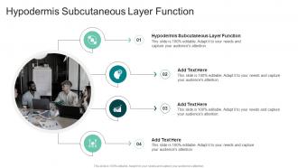 Hypodermis Subcutaneous Layer Function In Powerpoint And Google Slides Cpb