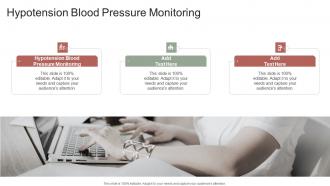 Hypotension Blood Pressure Monitoring In Powerpoint And Google Slides Cpb