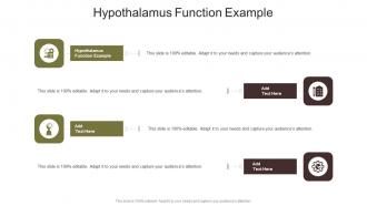 Hypothalamus Function Example In Powerpoint And Google Slides Cpb