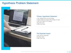 Hypothesis problem statement primary ppt powerpoint presentation gallery design ideas