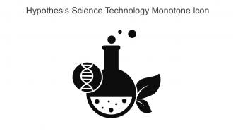Hypothesis Science Technology Monotone Icon In Powerpoint Pptx Png And Editable Eps Format