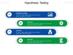 Hypothesis testing ppt powerpoint presentation slides designs cpb