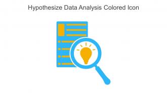 Hypothesize Data Analysis Colored Icon In Powerpoint Pptx Png And Editable Eps Format