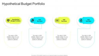 Hypothetical Budget Portfolio In Powerpoint And Google Slides Cpb