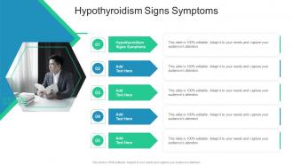 Hypothyroidism Signs Symptoms In Powerpoint And Google Slides Cpb