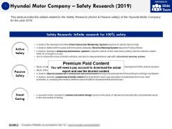 Hyundai motor company safety research 2019