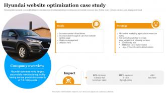 Hyundai Website Optimization Case Study Implementing Marketing Strategies