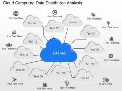 Ia cloud computing data distribution analysis powerpoint template