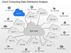 Ia cloud computing data distribution analysis powerpoint template