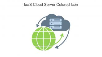 Iaas Cloud Server Colored Icon In Powerpoint Pptx Png And Editable Eps Format