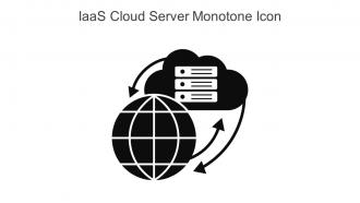 Iaas Cloud Server Monotone Icon In Powerpoint Pptx Png And Editable Eps Format