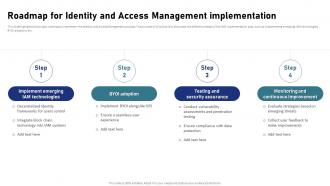 IAM Process For Effective Access Roadmap For Identity And Access Management Implementation