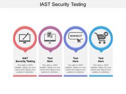 Iast security testing ppt powerpoint presentation icon visuals cpb