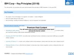 Ibm corp key principles 2018