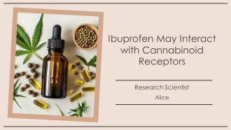 Ibuprofen May Interact With Cannabinoid Receptors PPT Demonstration AT