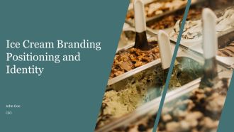 Ice Cream Branding Positioning And Identity PPT Demonstration AT