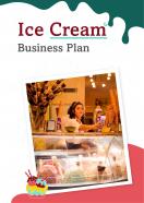 Ice Cream Business Plan A4 Pdf Word Document