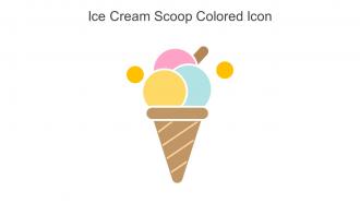 Ice Cream Scoop Colored Icon In Powerpoint Pptx Png And Editable Eps Format