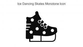Ice Dancing Skates Monotone Icon In Powerpoint Pptx Png And Editable Eps Format