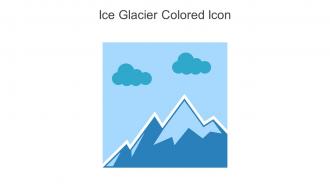 Ice Glacier Colored Icon In Powerpoint Pptx Png And Editable Eps Format