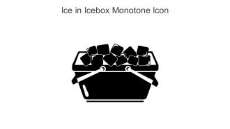Ice In Icebox Monotone Icon In Powerpoint Pptx Png And Editable Eps Format
