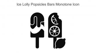 Ice Lolly Popsicles Bars Monotone Icon In Powerpoint Pptx Png And Editable Eps Format