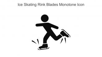 Ice Skating Rink Blades Monotone Icon In Powerpoint Pptx Png And Editable Eps Format