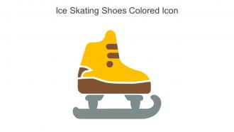 Ice Skating Shoes Colored Icon In Powerpoint Pptx Png And Editable Eps Format